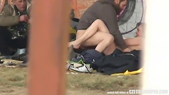 Real-Life Threesome With Homeless People Caught On Hidden Camera In Public