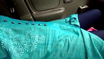 Stepmom Gets Fucked In Car By Uncle, Risky Public Sex