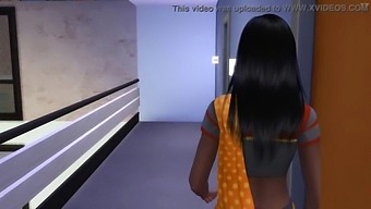 Mature Indian Woman Discovers Her Teenage Son'S Solo Act And Offers Him First Sexual Experience