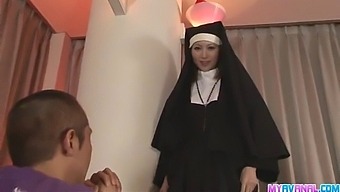 A Sinful Nun, Rika Sakurai, Engages In Anal Intercourse