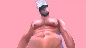 Anime Girl With Big Natural Tits Enjoys Kakashi'S Big Cock In A Loop