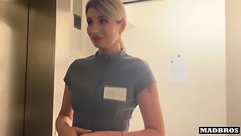 Ukrainian Maid Caught Red-Handed And Given Hardcore Toilet Sex