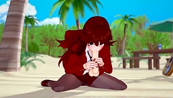 Animated Girlfiend Performs Oral Sex In Fnf Video