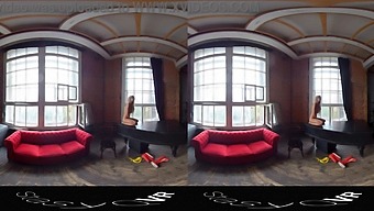 180-Degree Vr Experience With Marbellaq In Boots And Blond Hair
