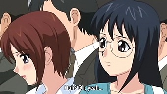 Train Ride Turns Kinky As A Cursed Schoolgirl Gets Gangbanged