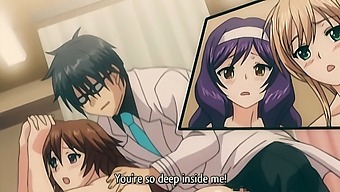 Animated Threesome With Hardcore Sex And Toys