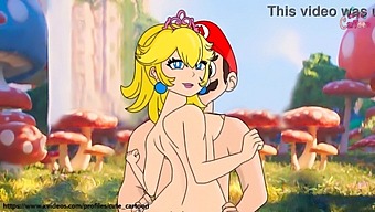 Princess Peach Teams Up With Super Mario Bros In Sensual Video