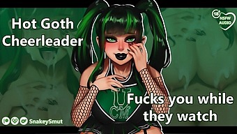 Goth Cheerleader Gives A Hot Blowjob In This Hd Porn Video