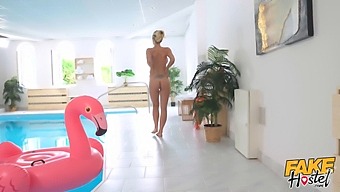 Nathaly Cherie'S Passionate Poolside Anal Encounter With A Well-Endowed Man
