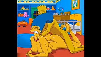 Marge, The Housewife, Experiences Intense Pleasure As She Takes A Load Of Cum In Her Ass And Squirts In All Directions. This Uncensored Toon Features Big Natural Tits And Legs, As Well As Some Fetish Elements