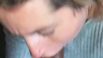 Amateur Babe Takes A Deepthroat And Swallows My Cum