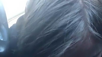 Cute Teen Gets Dirty Road Head From Lesbian Friend