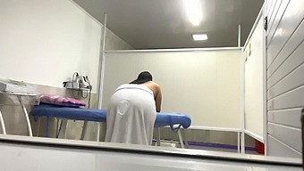 Latina Patient With Big Butt And Tits Gets Oiled Up In The Office