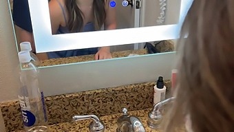 Naughty Bridesmaid Steals Away For A Steamy Oral Encounter