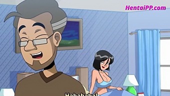 Stepmother With Big Boobs Helps Her Stepson To Reach Orgasm In This Cartoon.